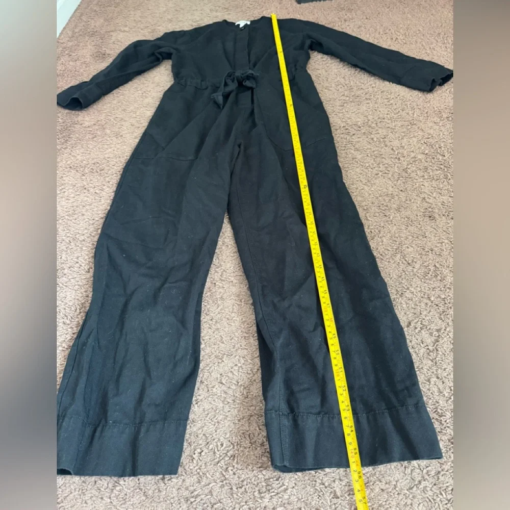 COS Black Long Sleeve Belted Jumpsuit Oversized Size XS - Picture 6 of 12